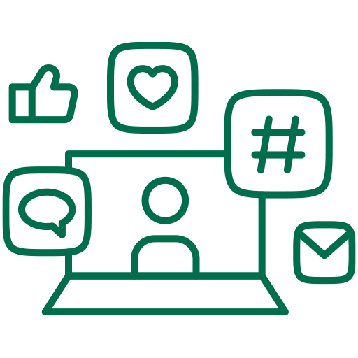 Sígueme en redes sociales